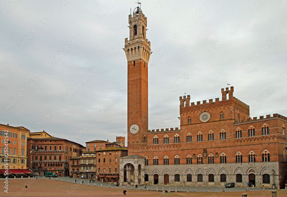 old town hall in italian city Siena