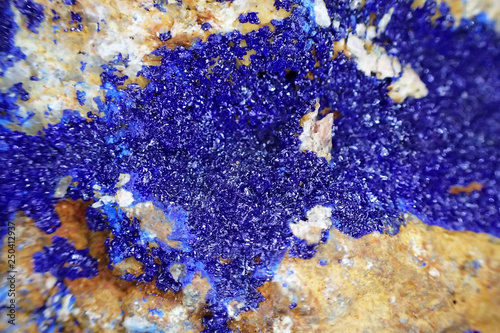 blue azurite mineral texture