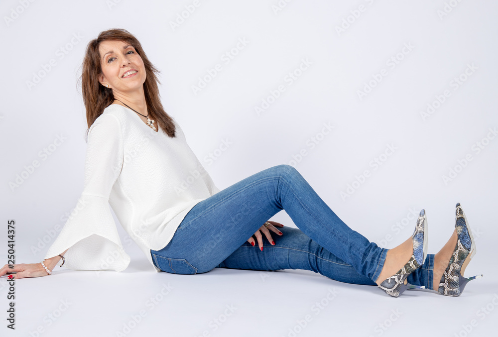Photo shoot for 50 year old woman