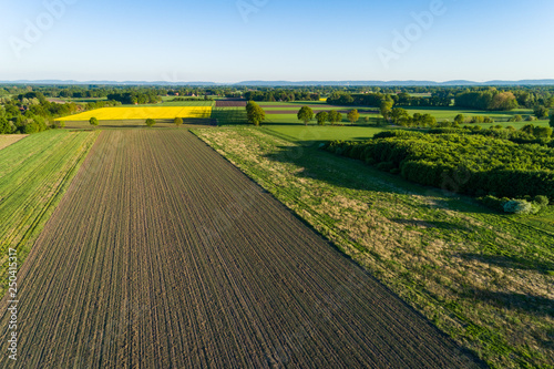 Landschaft in Deutschland aus der Luft © Christian Schwier