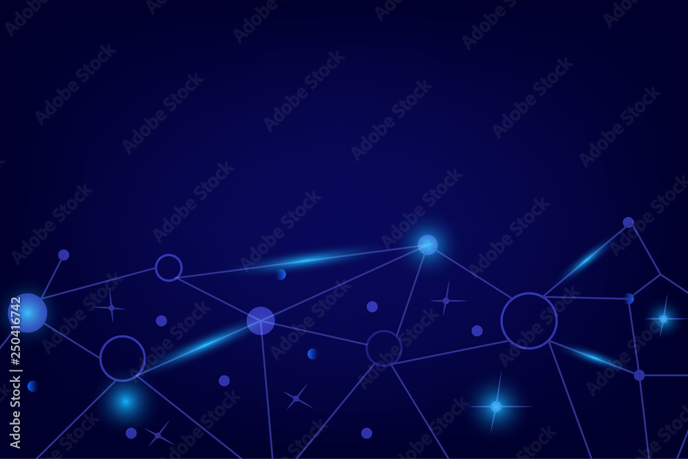 Blockchain Technology connect together concept background eps10. Blockchain Technology connect together concept background eps10.