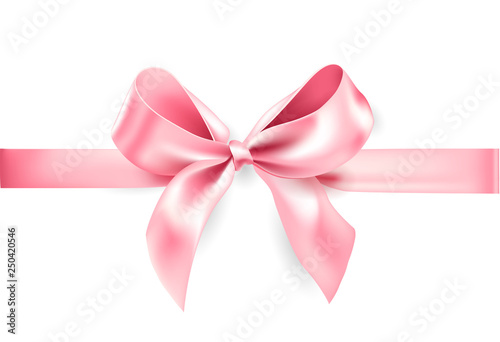 Holiday pink bow