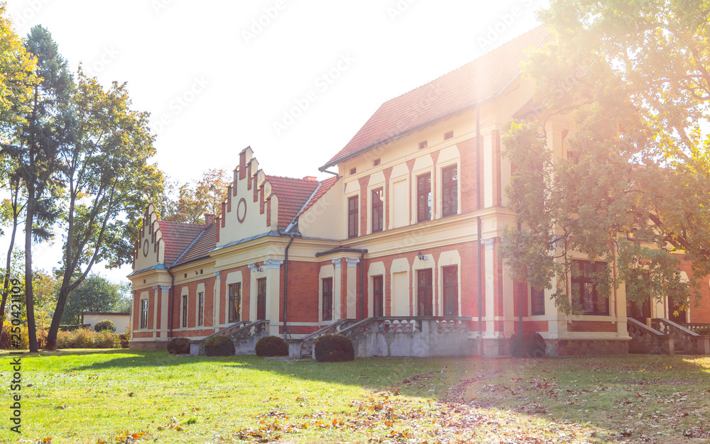 Lancut castle. Garsener's house (present Music school) Lancut castle. Garsener's house (present Music school)