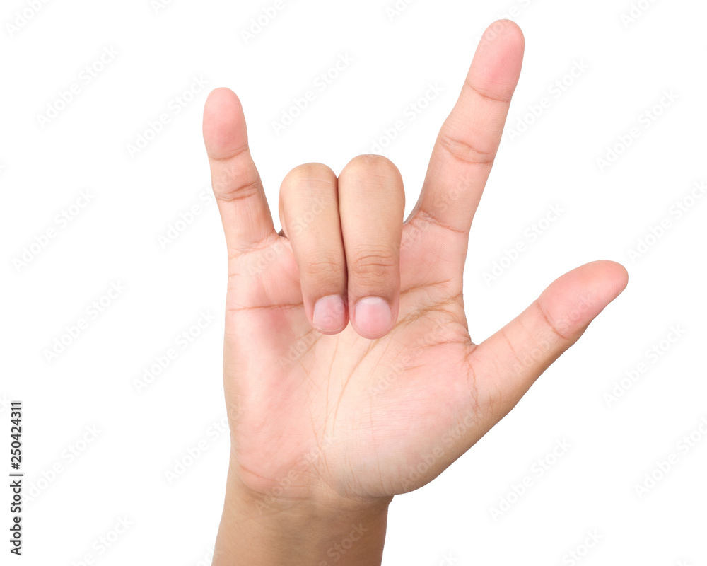 Hands showing signs of love telling with fingers. isolated with clipping path. Hands showing signs of love telling with fingers. isolated with clipping path.