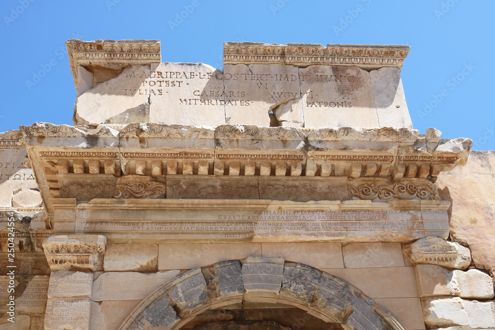 Celsus Library in ancient city Ephesus