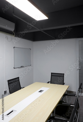 Simple meeting room interior