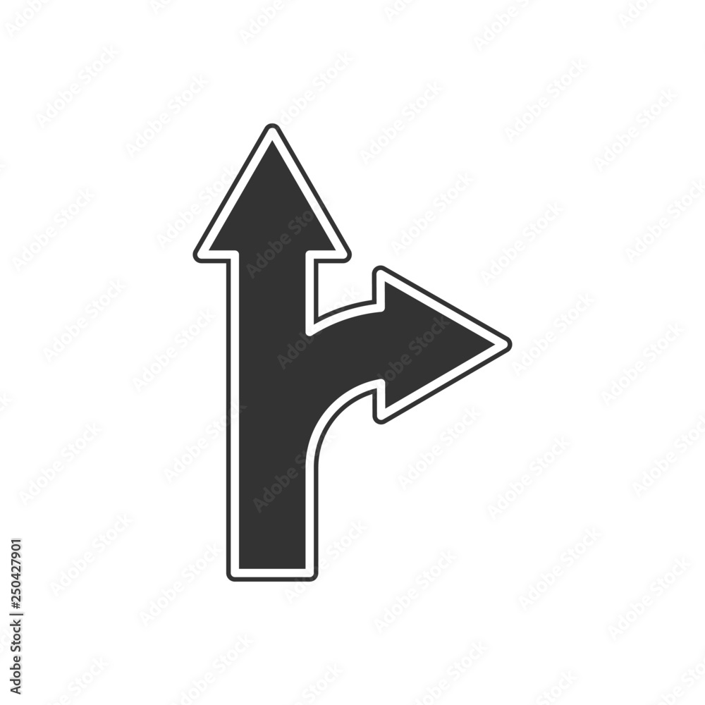 road sign with departure icon. Element of navigation for mobile concept and web apps icon. Glyph, flat icon for website design and development, app development road sign with departure icon. Element of navigation for mobile concept and web apps icon. Glyph, flat icon for website design and development, app development