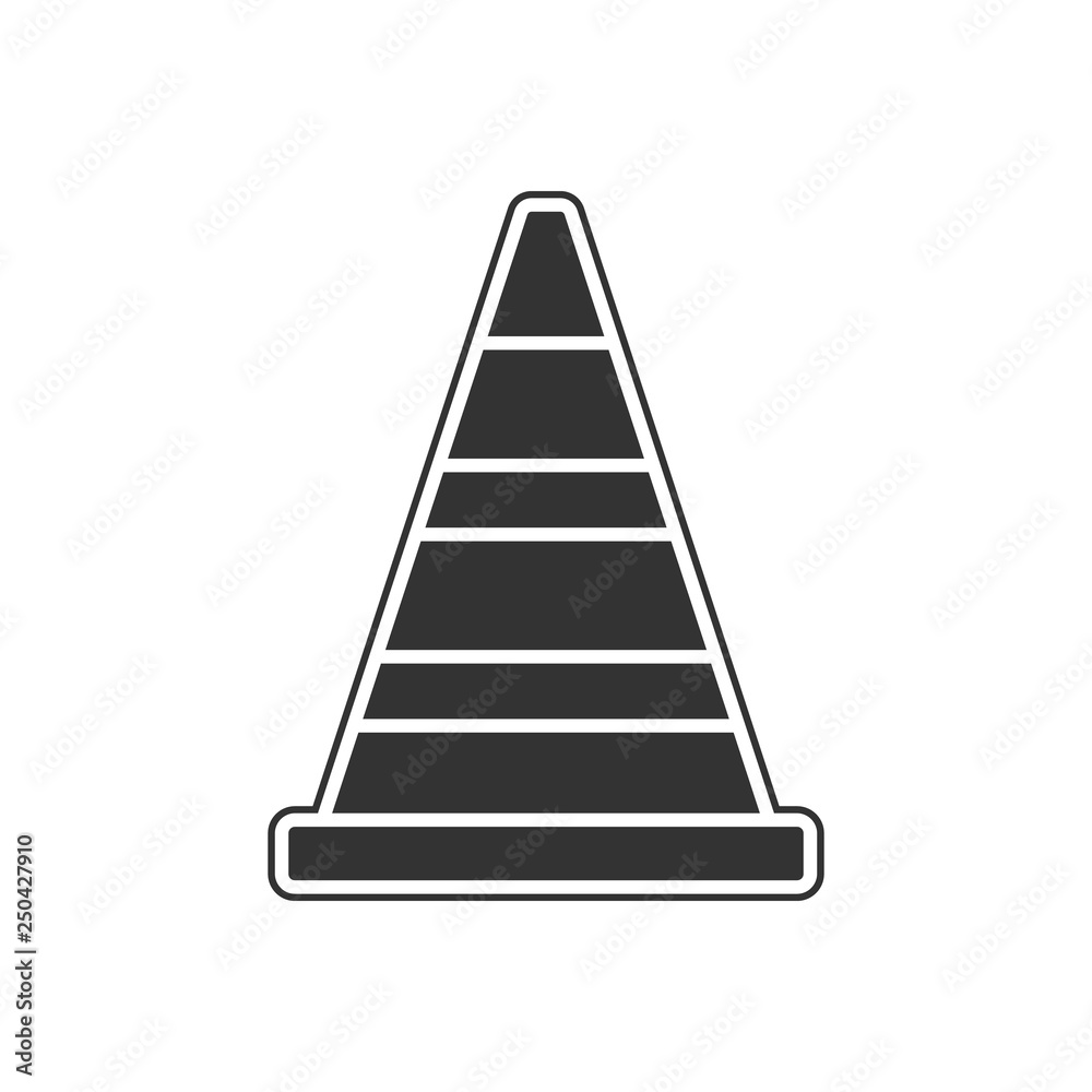 road cone icon. Element of navigation for mobile concept and web apps icon. Glyph, flat icon for website design and development, app development road cone icon. Element of navigation for mobile concept and web apps icon. Glyph, flat icon for website design and development, app development