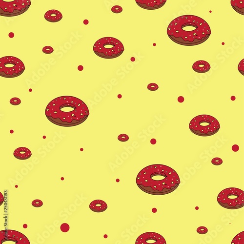 pattern with donuts