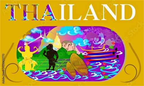 Wallpaper Mural Thailand Travel card design Torontodigital.ca