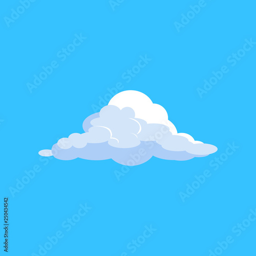 Huge cloud in sky. Fresh air, fluffy, overcast. Can be used for topics like weather, summer, nature