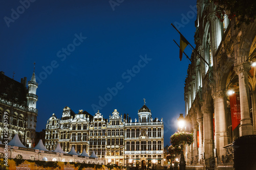 BRUSSELS, BELGIUM - August 27, 2017: Grand Square in Brussels city