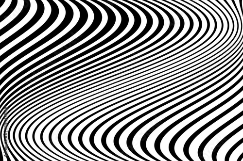 Abstract pattern. Texture with wavy, curves lines.