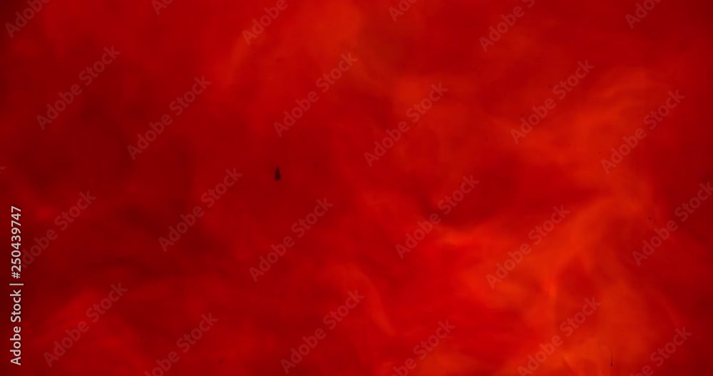 Red Blood Liquid ink Flowing Slow motion abstract background 4K video