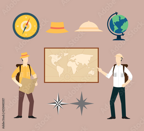 explorer or adventure geography set collection