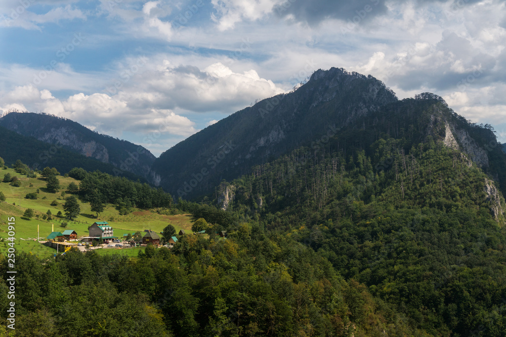 Tourist camp in Durmitor National Park, Montenegro