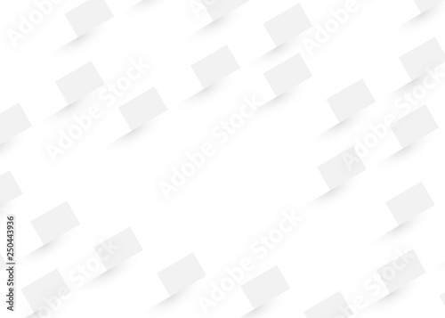 Fototapeta Naklejka Na Ścianę i Meble -  Abstract grey texture geometric. White and gray color technology modern futuristic background, vector illustration