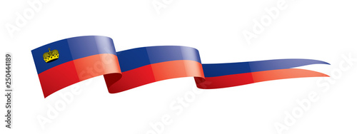 liechtenstein flag, vector illustration on a white background.