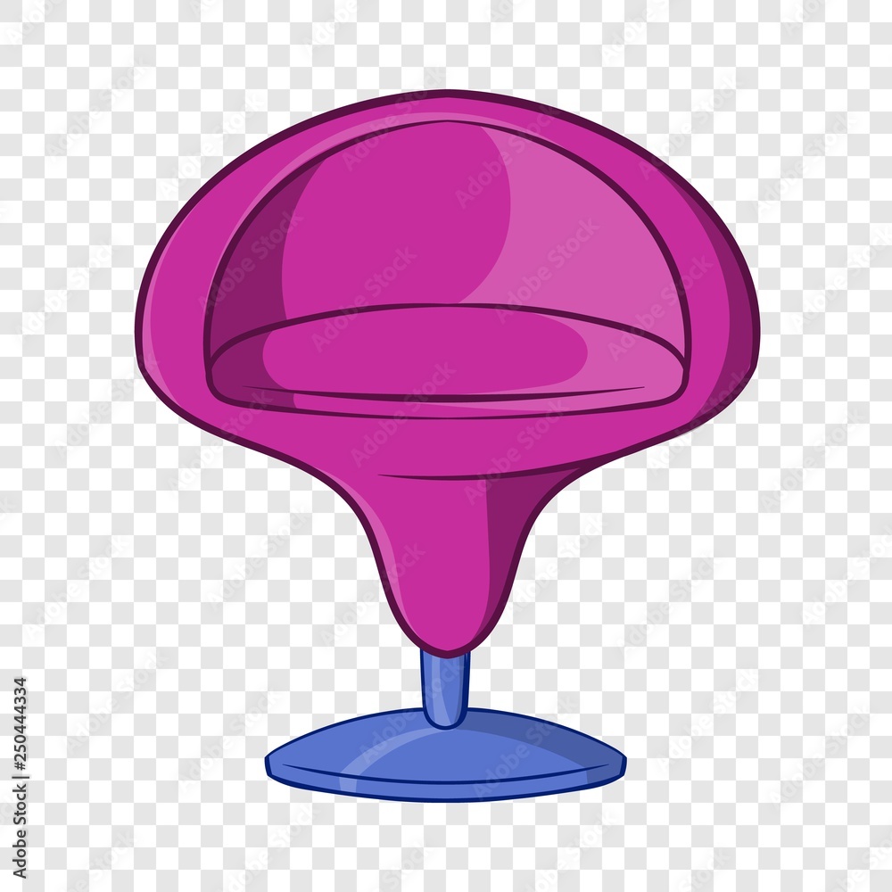 Round armchair icon in cartoon style isolated on background for any web design Round armchair icon in cartoon style isolated on background for any web design