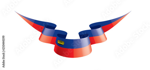 liechtenstein flag, vector illustration on a white background.