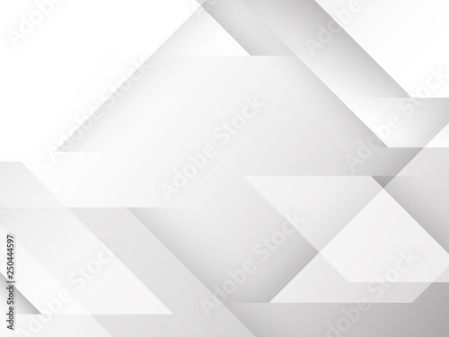 Abstract grey texture geometric. White and gray color technology modern futuristic background, vector illustration