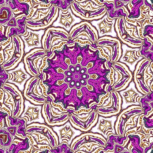 kaleidoscope purple geometric pattern abstract. design pink.