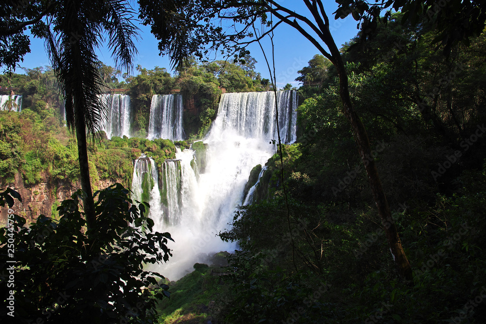 Iguazu Brazil Argentina South America Waterfall