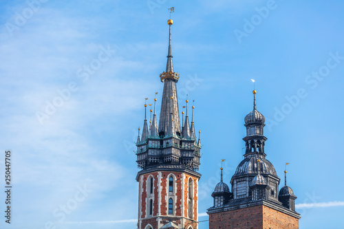 St. Mary's Basilica (Church of Our Lady Assumed into Heaven) in Krakow, Poland 