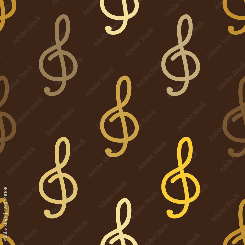 Seamless pattern with music notes. Seamless pattern with music notes.