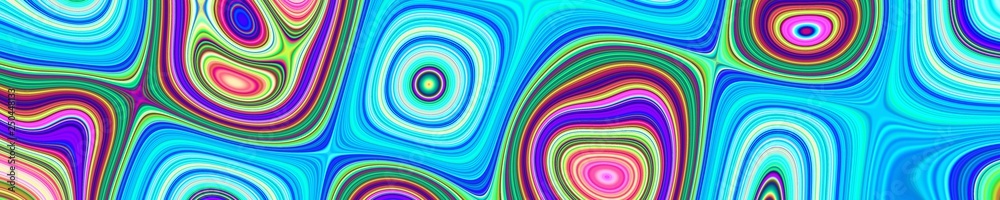 Psychedelic web abstract pattern and hypnotic background,  multicolored backdrop.