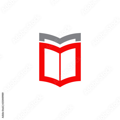 book logo design icon vector template