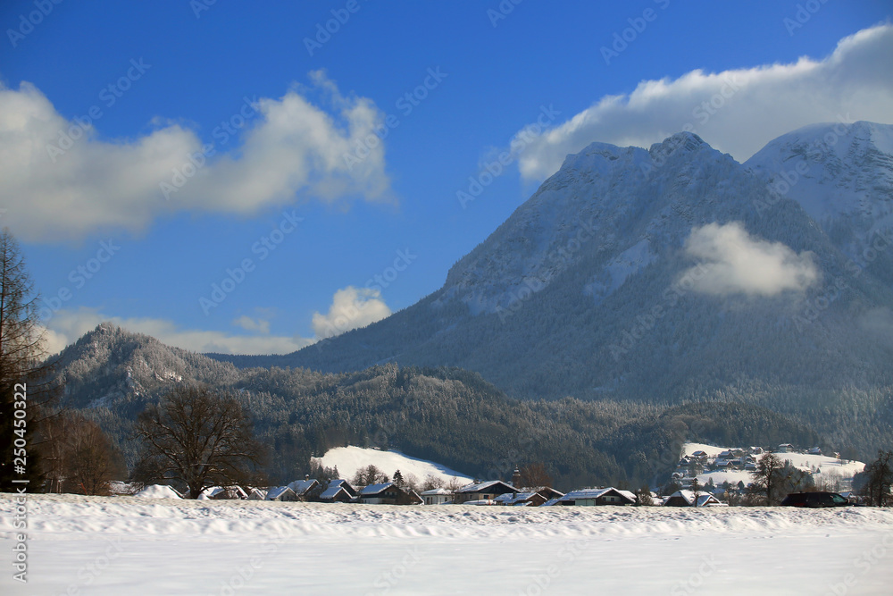 snow land in austria