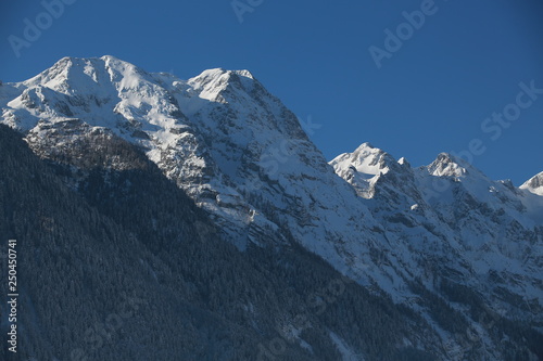 Mühlbach am Hochkönig snow mountain range in austria © Lewis Tse Pui Lung