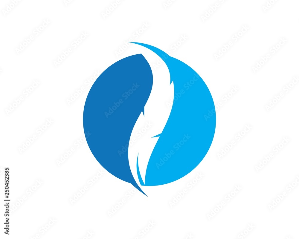 feather icon illustration vector template feather icon illustration vector template