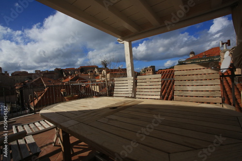 dubrovnik croatia view of terrace © LT
