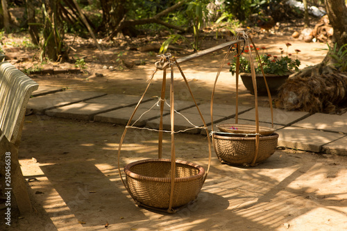 yoke, for carrying fruit and food .Vietnam