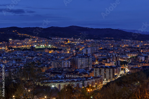 city of bilbao at night © larrui