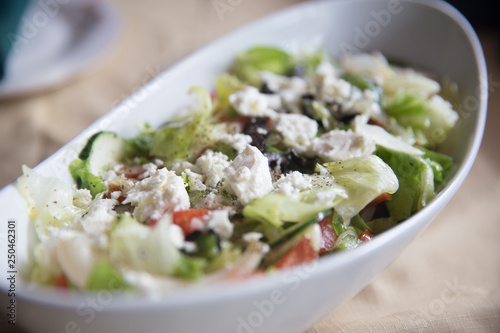 Italian Salad with Feta Cheese