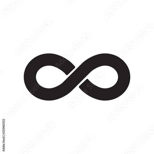 Infinity sign vector illustration