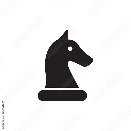 chess horse vector symbol illustration