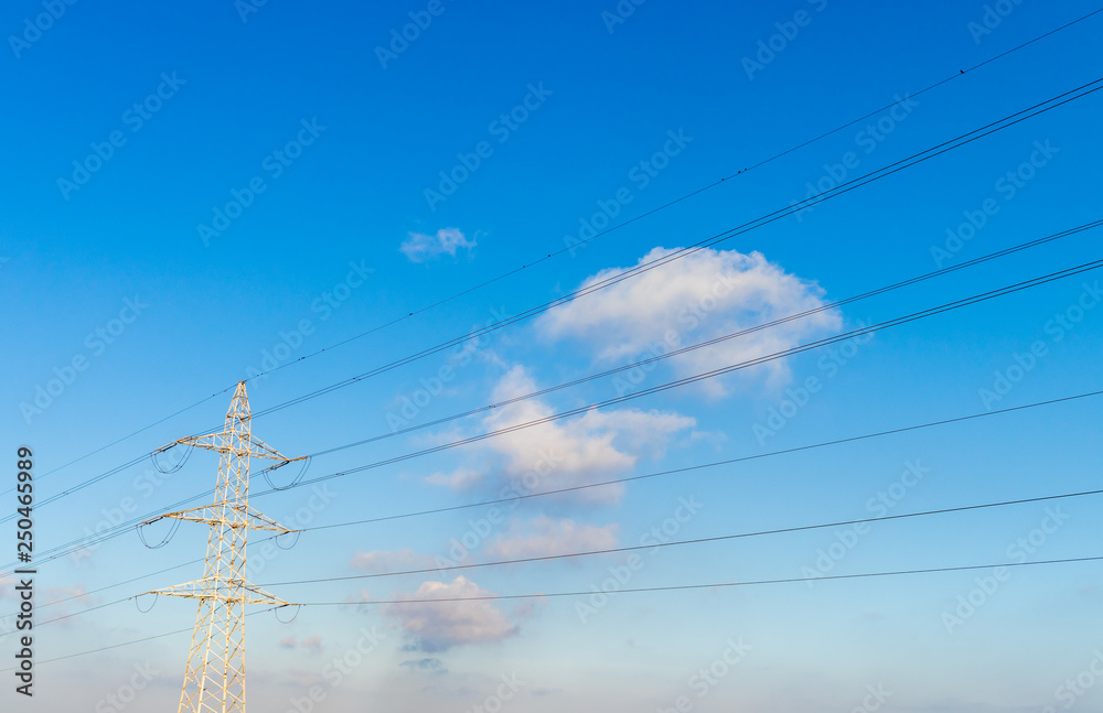 routing electrical tower