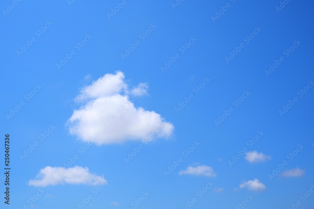 White cumulus clouds on blue sky background in clear sky concept White cumulus clouds on blue sky background in clear sky concept