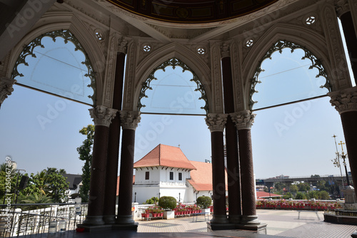 Portique de l'église Saint Georges à Cochin, Inde du Sud