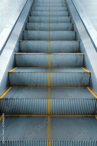 escalator in modern business building photo