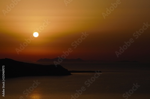 Greek island sunset     Thank you Santorini 