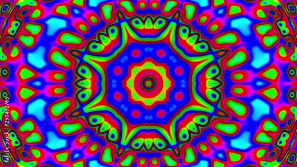 Psychedelic Colorful Stained Glass Kaleidoscope Motion Background Loop Slow 2 Psychedelic Colorful Stained Glass Kaleidoscope Motion Background Loop Slow 2