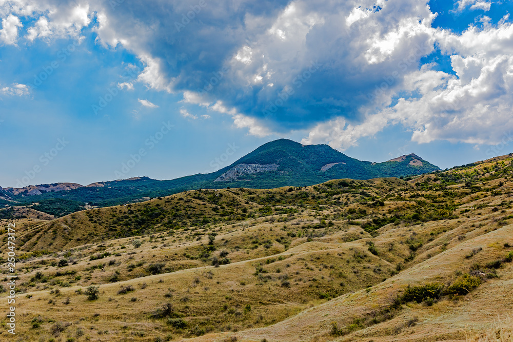 The views and beauty of nature of Crimea. Landscapes Of Crimea. Koktebel.