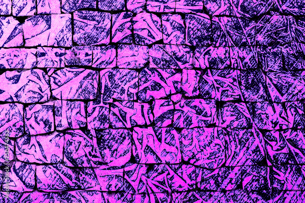 pink purple abstract graffiti texture on stone wall Stock Photo | Adobe  Stock