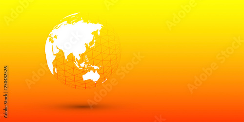 mondo, link, Asia, Cina, , network, oriente