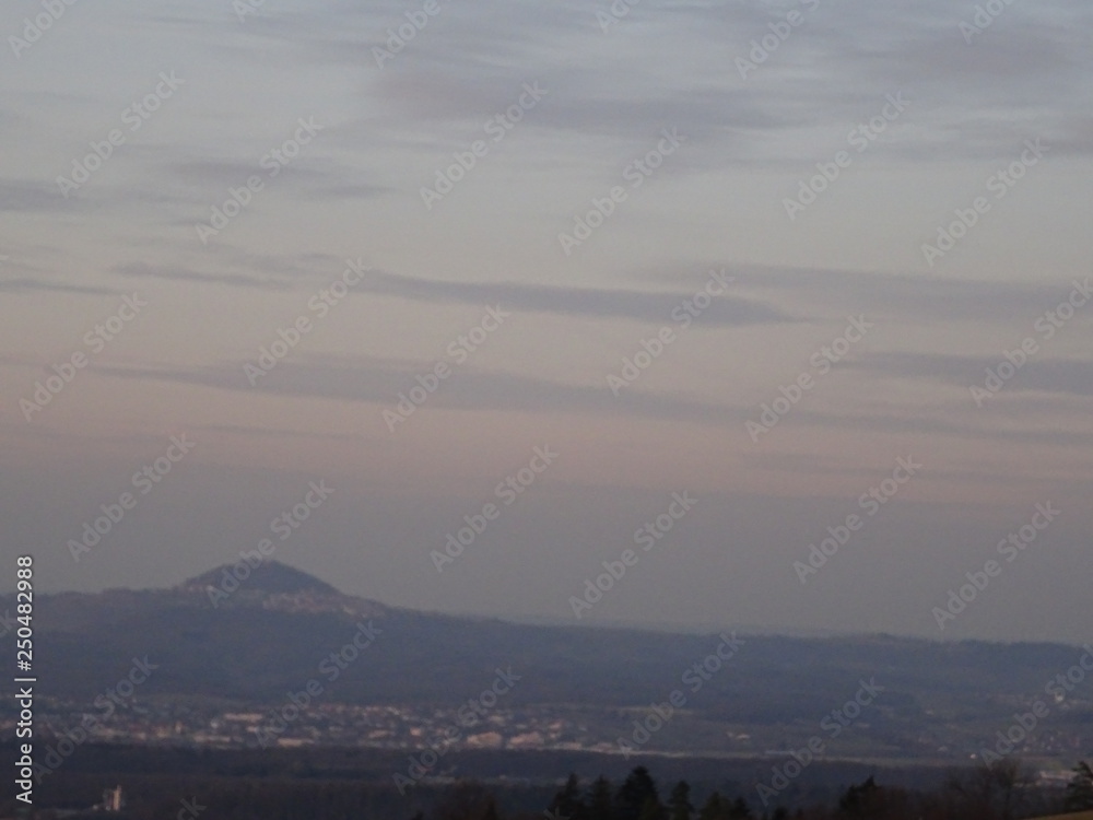 Hohenstaufen im Abendrot